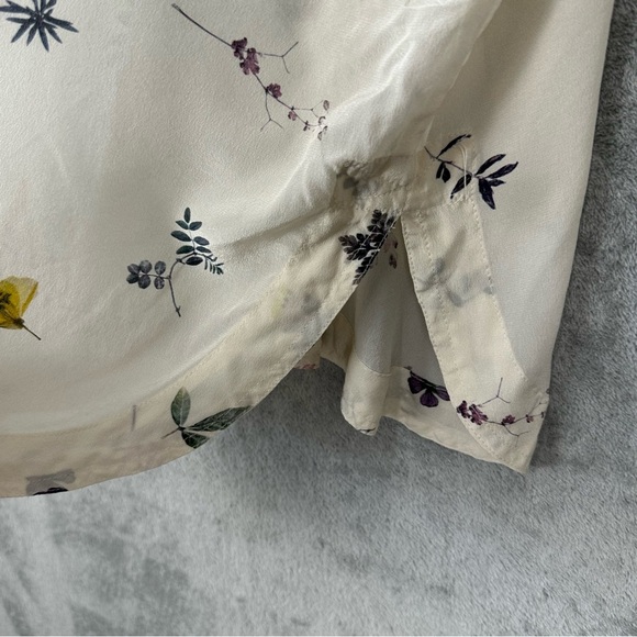 Johnny Was Women’s Nostra Silk Embroidered Oversize Cross Stitch Tunic Blouse S - Picture 13 of 14